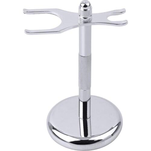 New Men Razor Holder Alloy Shaving Brush Stand Safety Razor Removable Razor Holder Razor Storage Rack
