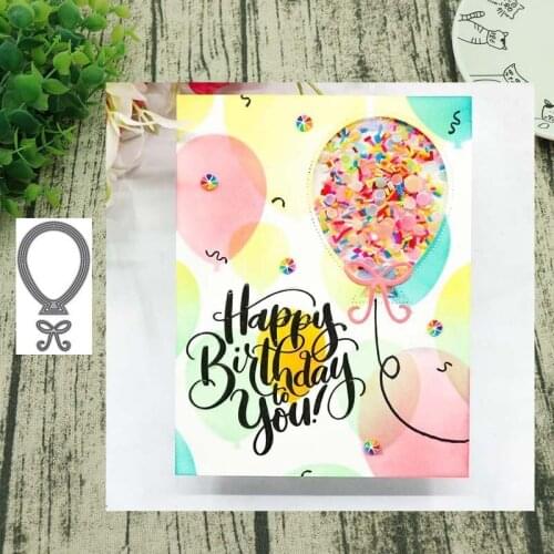 New Design Craft Metal Cutting Dies balloon cut die crapbooking Album Paper Card Craft Cuts