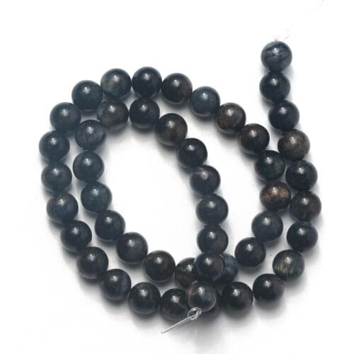 Wholesale Natural Blue Tiger Eye Round Loose Beads 6mm 8mm 10mm 12mm for Jewelry Making Bracelet Earrings Necklaces DIY