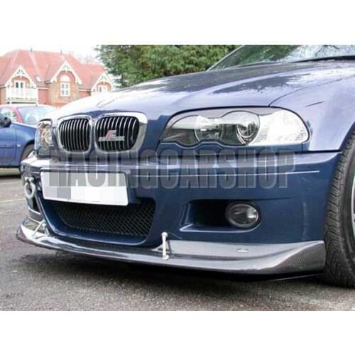 3k Real Carbon fiber Front Lip Spoiler FOR BMW E46 M3 2001-2006 B014