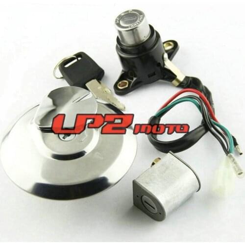 Ignition Switch Fuel Gas Cap Steering Lock Key Set for Honda Custom CM125 87-99