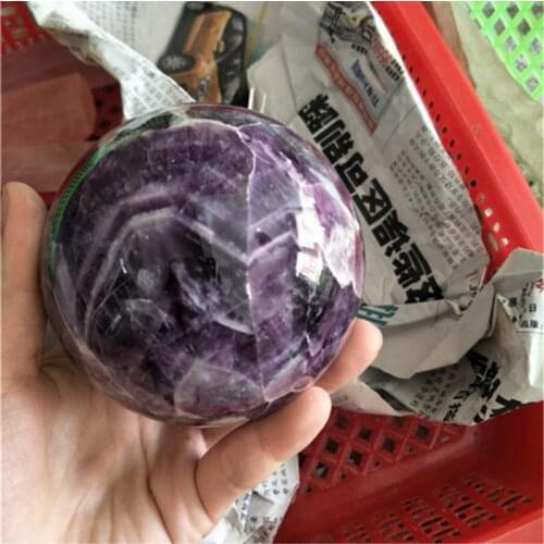5.5cm dream amethyst ball Natural Crystal Sphere Carving purple Quartz Gem Stone Ball healing