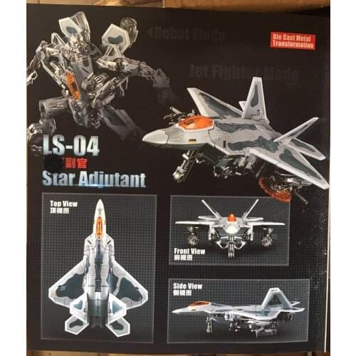 With Box BMB LS04 Red Spider Transformation Anime Movie Series Action Figure Super Wings Deformable Starscream Robot