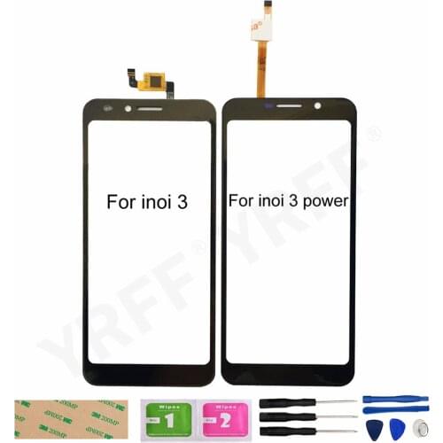 New Touch Glass Screen For Inoi 3 Power Touch Screen Digitizer Sensor Glass Panel Replacement Parts