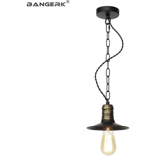 Industrial Loft Decor Vintage Pendant Lights LED Edison Black Iron Hanging Lamp Fixtures Dining Room Home Lighting Luminaire