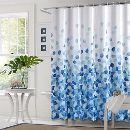 Nordic ins Waterproof Shower Curtain Set with 12 Hooks Colorful Lantern Bathroom Curtains Polyester Fabric Bath Mildew Proof Dec