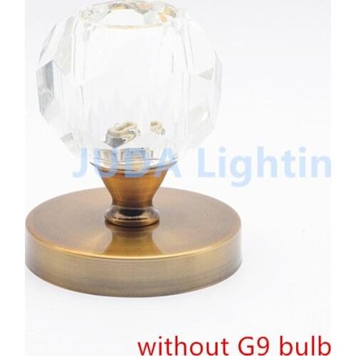 Iron ceiling rose canopy with crystal base G9 lamp base G9 light source Modern wall lamp downlight aisle light ceiling lamp DIY