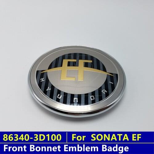 Front Bonnet Emblem Badge For OEM Parts 2002-2005 Sonata EF 86340 3D100