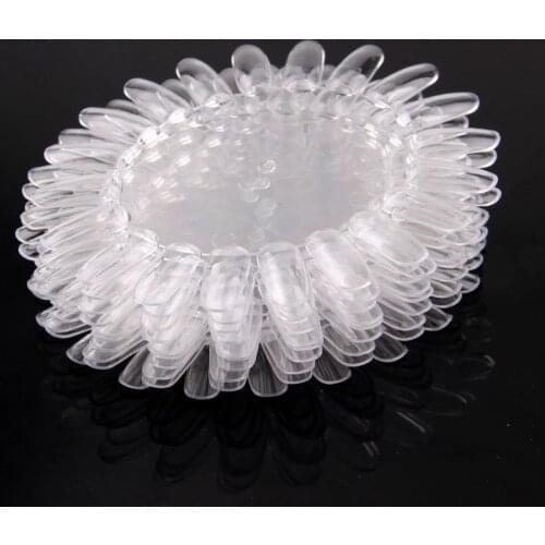 Black Oval Nail Polish Color Display Board Fake Nail Art Display Nail Polish Glue Display Wheel Design Practice Use Nail Tool