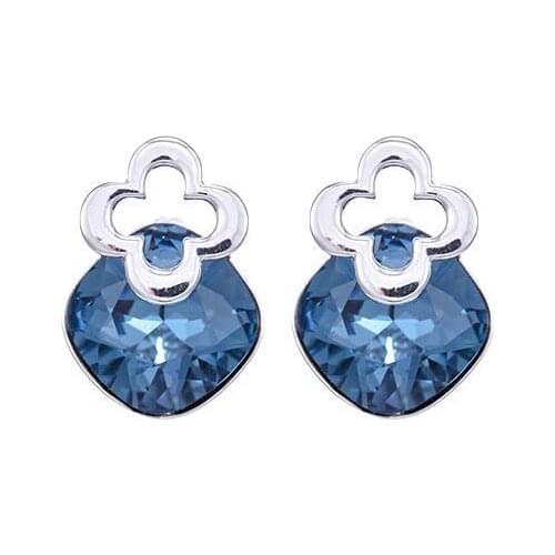 11.11 Trending Jewelry 2021 Square Dangle Earings made with Austrian Crystal Romantic Jewelry Party Temperament Gifts for Women