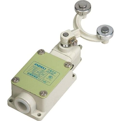 1NO 1NC Momentory Rotary Limit switch with 2 wheels door stop switch