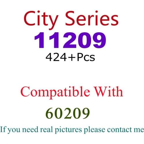 424Pcs 11209 Building Block Toy City Series 60209 Assembled Building Block Childrens Toy Gifts