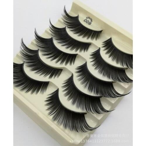 5 Pairs Multi Layered False Eyelashes Fluffy Volume Lashes 3D Layered Effect Reusable Easy to Apply False Eyelashes MA