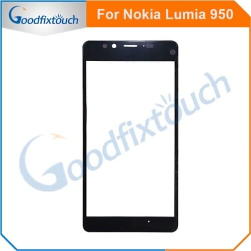 5PCS For Nokia Lumia 950 Touch Screen Sensor Front Glass Lens Panel High Quality Replacement Parts
