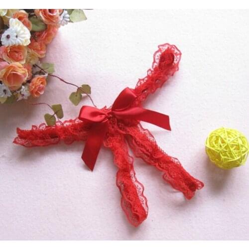 Women Sexy Lingerie Panties Butterfly Crotchless Underwear Erotic Open Crotch G Strings Thong Ladies Sex Lace Brief