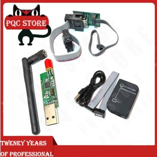 CC2531 Zigbee Emulator CC-Debugger USB Programmer CC2531 Sniffer with antenna Bluetooth Module Connector Downloader Cable