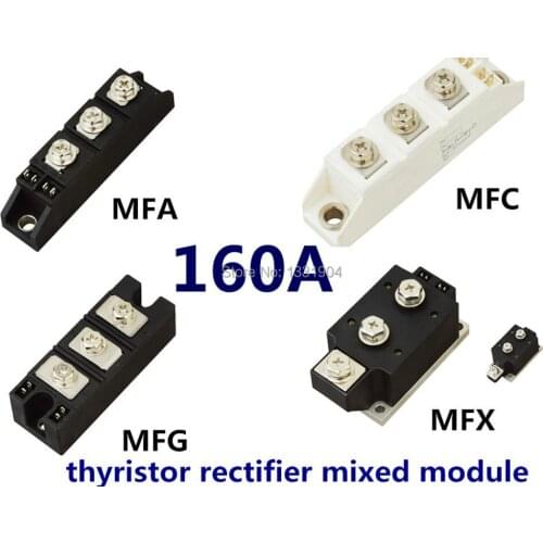 Hot sale 160A Thyristor Rectifier diode mixed Module MFC MFA MFK MFX 160A welding joint free shipping