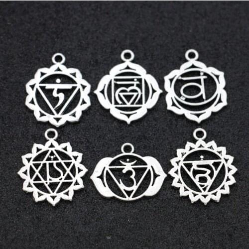 JAKONGO Antique Silver Plated Yoga Lotus Connectors for Jewelry Making Bracelet Accessories DIY Handmade Findings 10pcs/lot