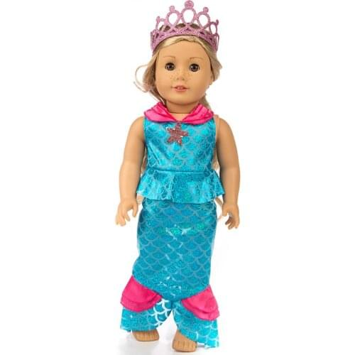 Mermaid Suit Fit For American Girl Doll 18 Inch Doll Outfits And Accessories