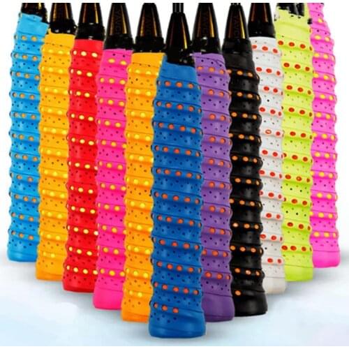 Anti-slip Breathable Sport Over Grip Sweat Band Griffband Tennis Overgrips Tape Badminton Racket Grips Sweatband 10colors