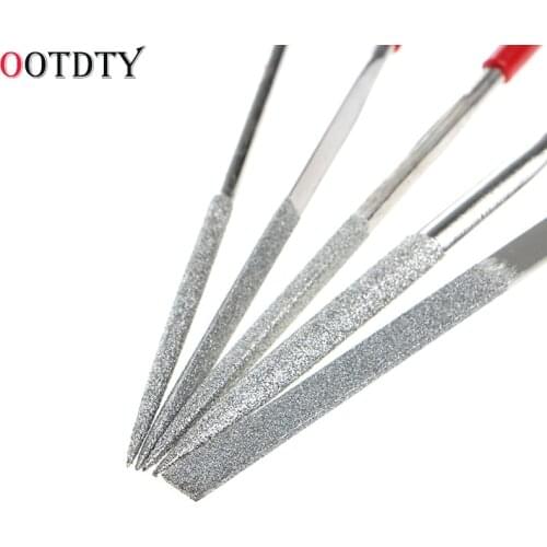 OOTDTY Practical 5pcs Diamond Needle File Repair Tool Kit Set. Sharpening 3X140mm Hot