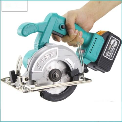 5 inch brushless lithium battery circular saw universal rechargeable portable stone and wood cutting machine