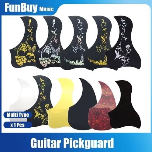 DIY Professional Folk Acoustic Guitar Pickguard Top Quality Self-adhesive Pick Guard Sticker for Acoustic Guitar Accessories