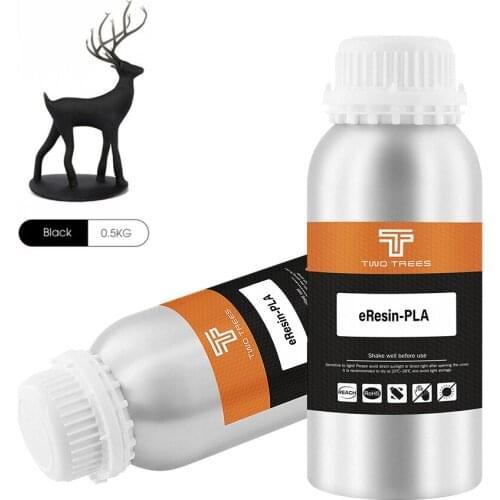 Twotrees Plant-Based 405nm Biodegradable PLA Resin for Photon LCD 3D Printer Print Material UV Curing Resin 0.5KG Liquid Resin