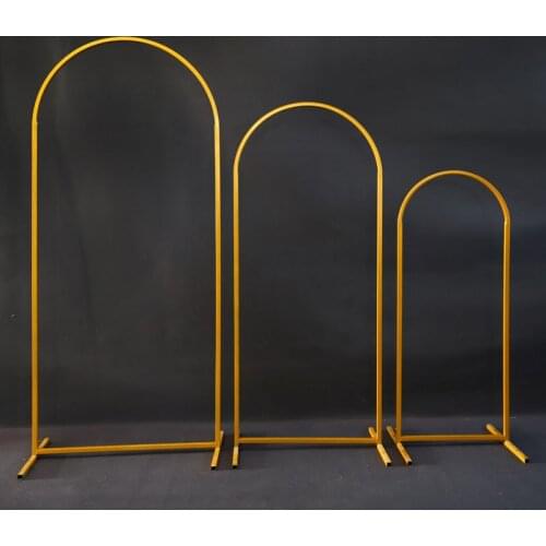 Wedding decoration stage party birthday background frame wedding wrought iron flower frame metal flower arch