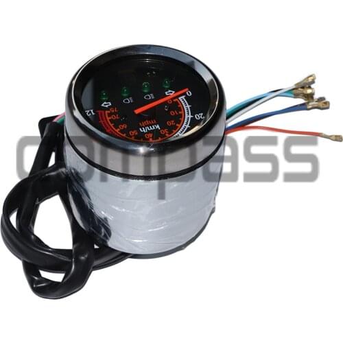 Universal single Speedometer Odometer Dashboard for Scooter monkey dirt pit bike motorcycle accessories