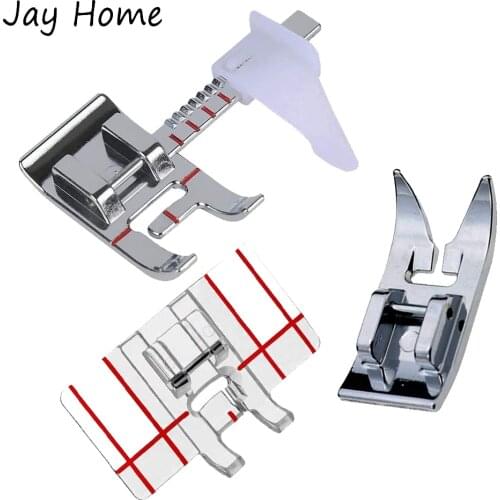 2/3pcs Sewing Machine Presser Foot Adjustable Border Guide Presser Foot Stitch Sewing Foot for Low Shank Sewing Machine