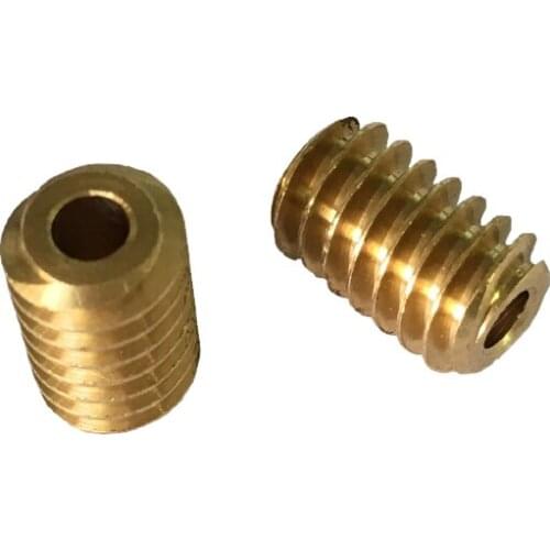 2PCS A58-50 Geared Motor Worm Gear Motor Gearbox Gear Copper Teeth