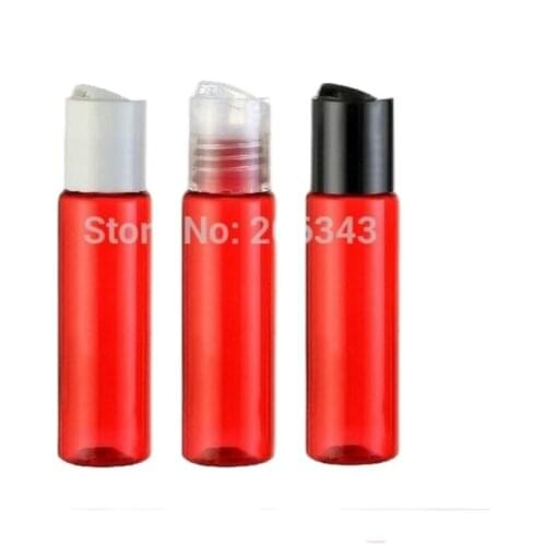 30ml red plastic PET bottle ,toilet water bottle,lotion bottle with press lid