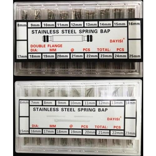 360 PCs Stainless Steel Watch Band Spring Bars Strap Link Pins 1.5mm Repair Kit For Watchmaker Tools