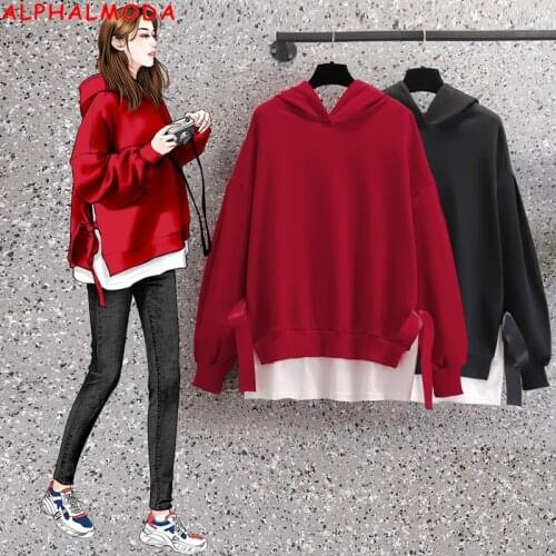 ALPHALMODA Hooded Sweatshirts For Women