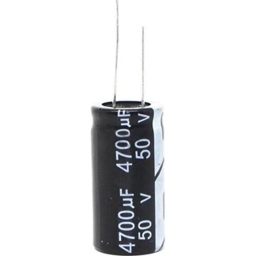 5pcs 50V 4700UF 18*35mm Aluminum Electrolytic Capacitor 18X35mm