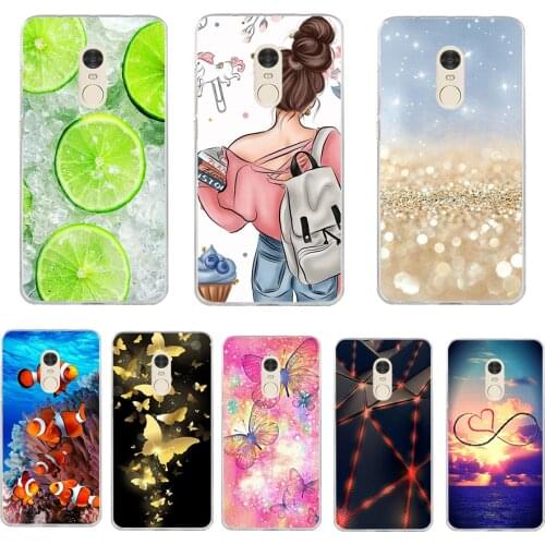 Soft Silicone 5.5'' For Xiaomi Redmi Note 4X Global Version Case Cover Painting TPU Phone For Xiaomi Redmi Note 4 Cases Funda