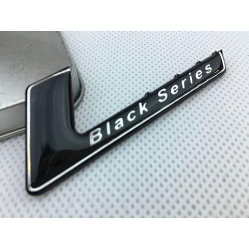 Black Auto Stickers AMG Black Series Badge Emblem Decals Motorcycle Modified Car Accessories