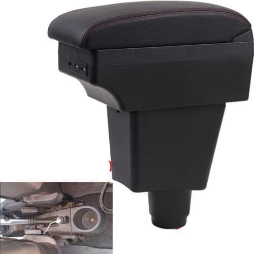 For Dacia Logan Armrest Box Logan 2 Universal Car Central Armrest Storage Box modification accessories