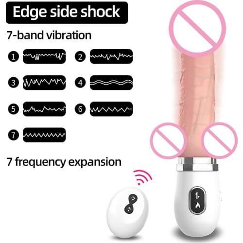 Electric Fuckmachine Big Dildo Vibrator for Women Realistic Large Dick Life-Size Adult Lesbian Sex Toys for Women Masturbator