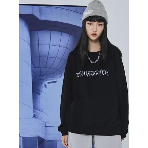 Enshadower 21aw EDR-0707 Sweatshirt long sleeve logo print streetwear casual punk