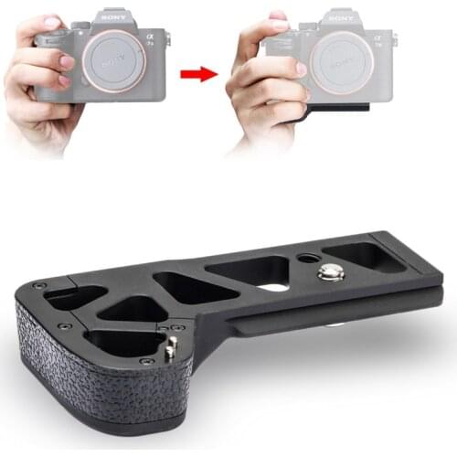 Meike MK-X1EM Metal L Type Bracket Hand Grip Holder for Sony GP-X1EM A9 A7MIII a7RIII a7RII a7II a7SII Vertical Shoot Camera