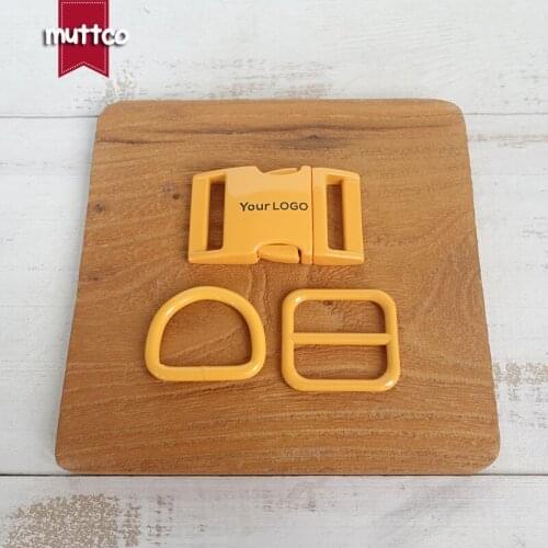 Metal yellow buckles for 25mm DIY set sewing accessory buckle,We provide laser engraving service customize LOGO