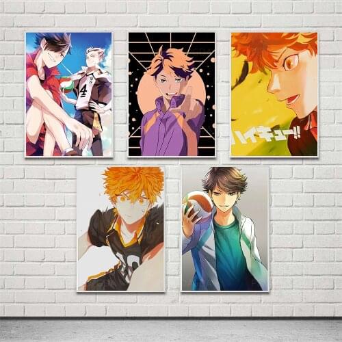 Wall Artwork Anime Character Canvas Painting HD Prints Haikyuu Poster Modern Home Decor For Living Room Modular Pictures Frame