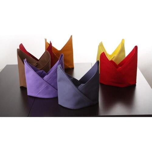 Wholesale 45*45cm 100% cotton starred hotel mouth towel Restaurant napkin cloth