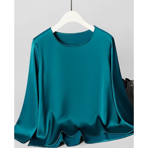 QDNIXILA Women's Silk T-Shirts