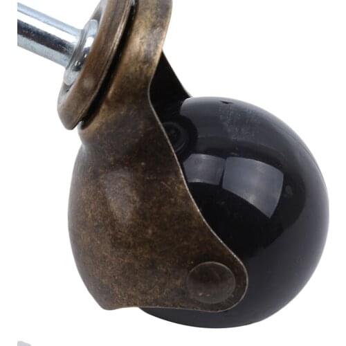 2 Inch Swivel PP Caster Wheels 1Pc Office Chair Caster Wheels Replacement Soft Safe Rollers Furniture Hardware