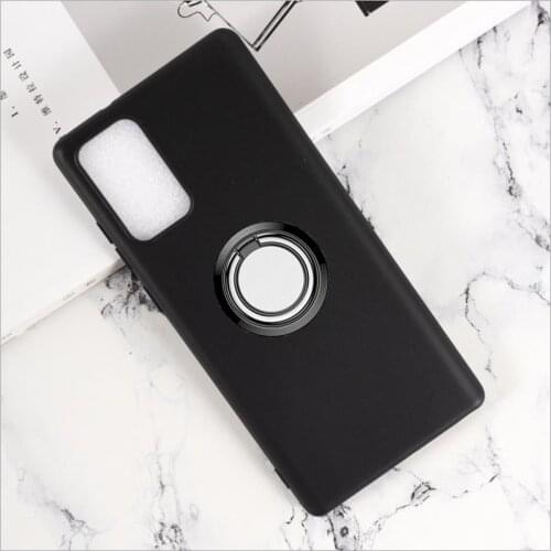For Samsung Galaxy S21 Ultra S21+ Xcover 5 A3 A01 Core F62 M02 M02s M12 M32 M42 M62 Back Ring Holder Bracket Cover Silicone Case