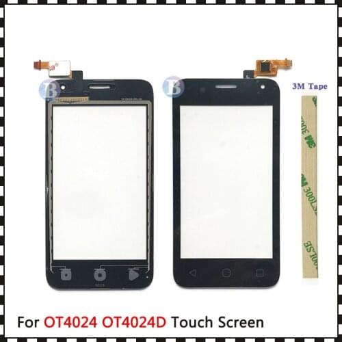Replacement 4.0" For Alcatel One Touch Pixi First OT4024 OT4024D Touch Screen Digitizer Sensor Outer Glass Lens Panel