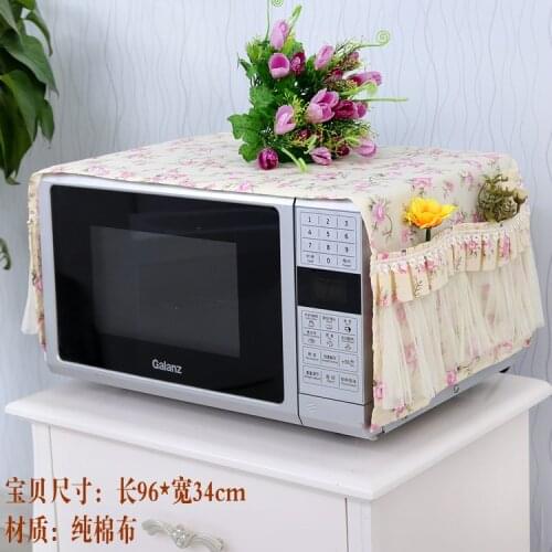 1Pcs Thickening Microwave oven cloth art lace outside cover grease proofing dust cover The oven cover Electric furnace cover